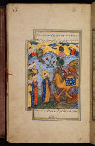 Miniatur Kamelwunder des Propheten Salih